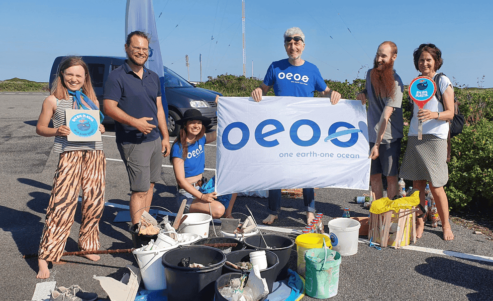 Beach Clean up (Wattseite) am Hörnumer Hafen, Sylt