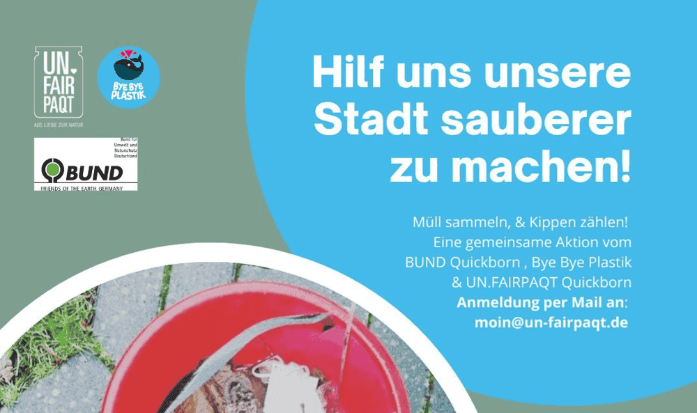 Quickborn - HILF UNS UNSERE STADT SAUBERER ZU MACHEN!