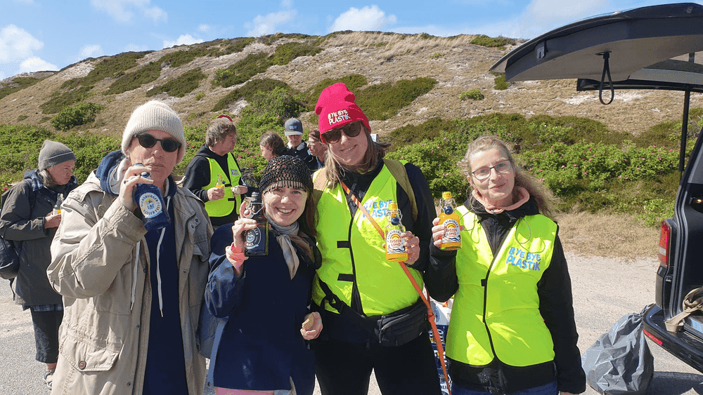 Sundowner Cleanup am Lister Weststrand