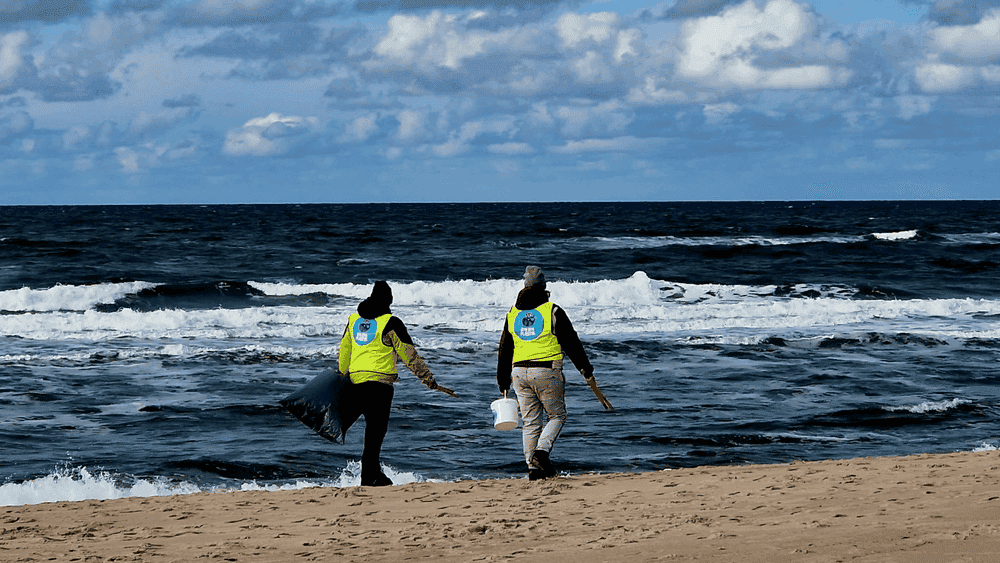 Neujahrs Beach Cleanup in List auf Sylt