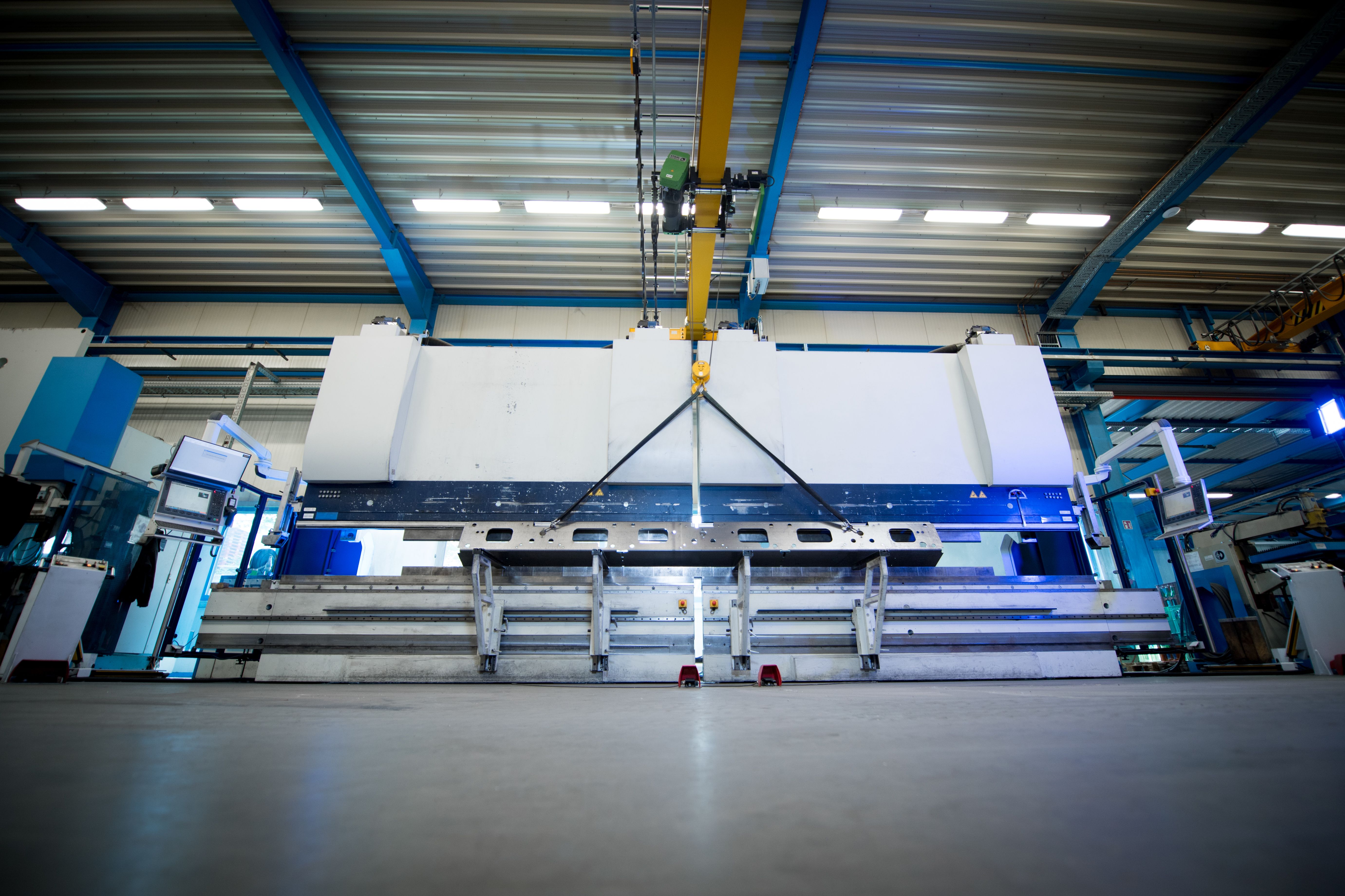 Industrial robot at work