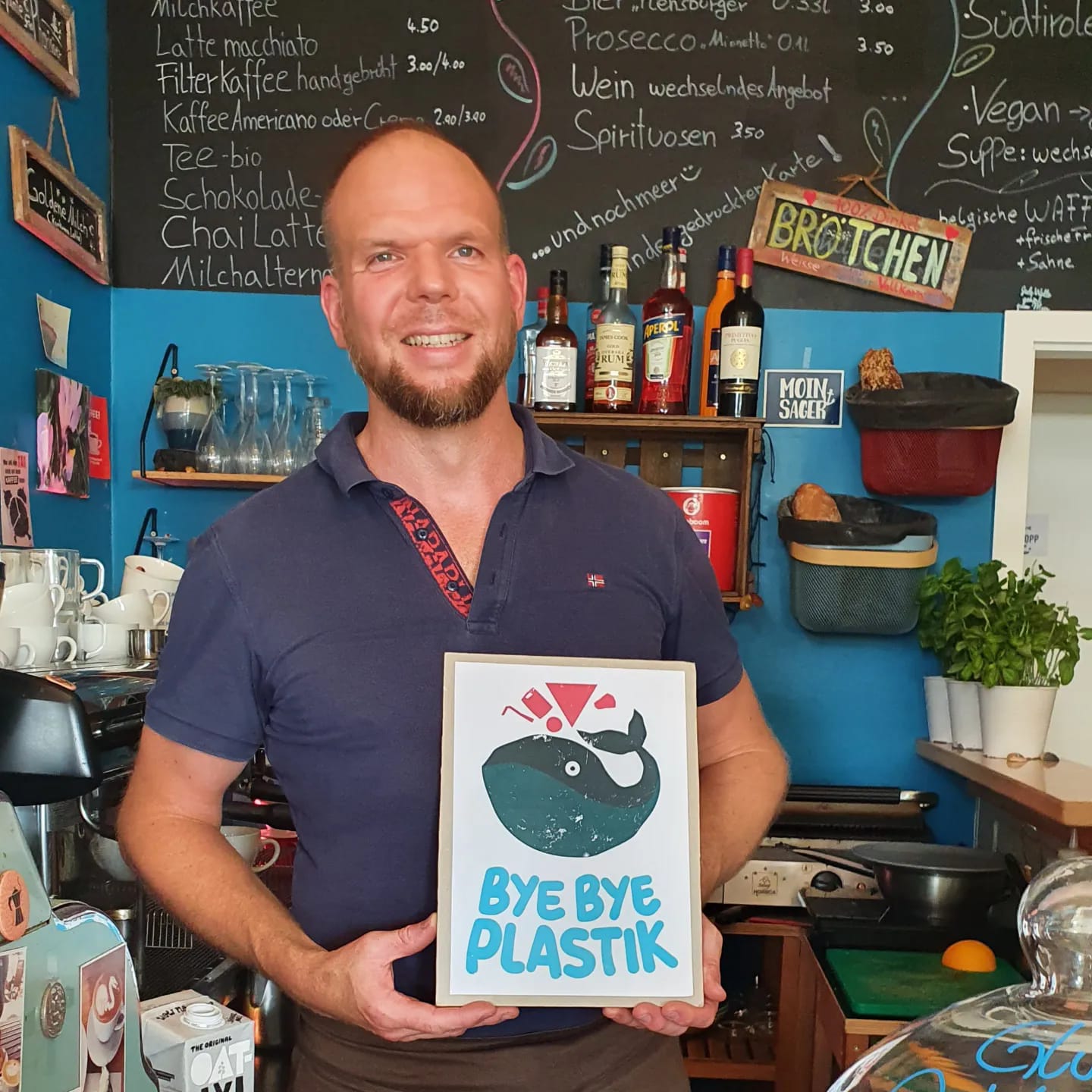 Das Café "Der Kaffeekocher & meer“ in St. Peter-Ording erhält Siegel