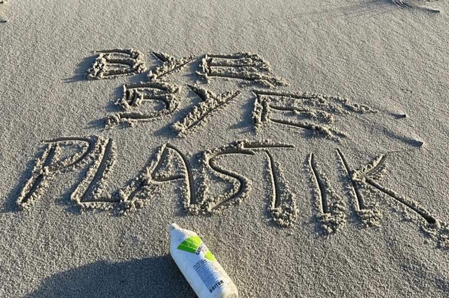 Strandreinigung auf dem Ellenbogen/List