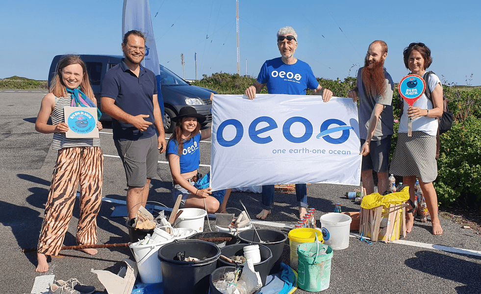 Beach Clean up (Wattseite) am Hörnumer Hafen, Sylt