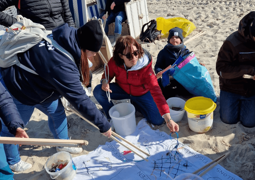 Beach Clean up gemeinsam mit dem Tourismus-Service Kampen