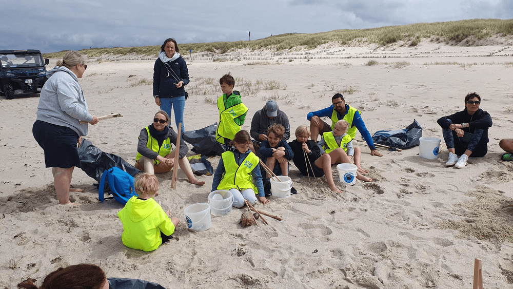 Beach-Cleanup auf dem Sylter Ellenbogen