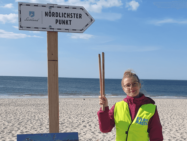 Sundowner Cleanup am nördlichsten Punkt Deutschlands