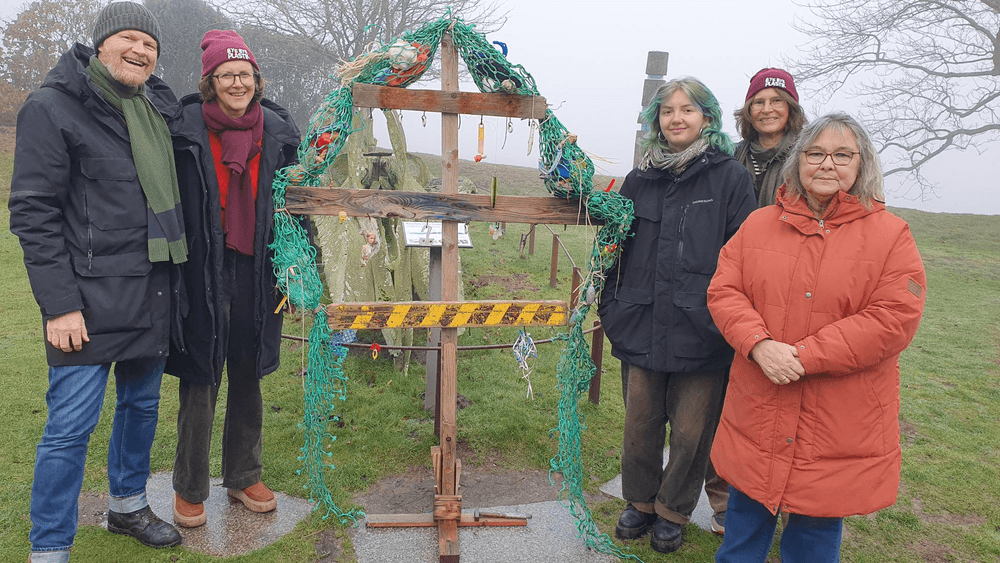 „Müllboom“ als interaktive Installation zum 1. Advent - im Sylt Museum
