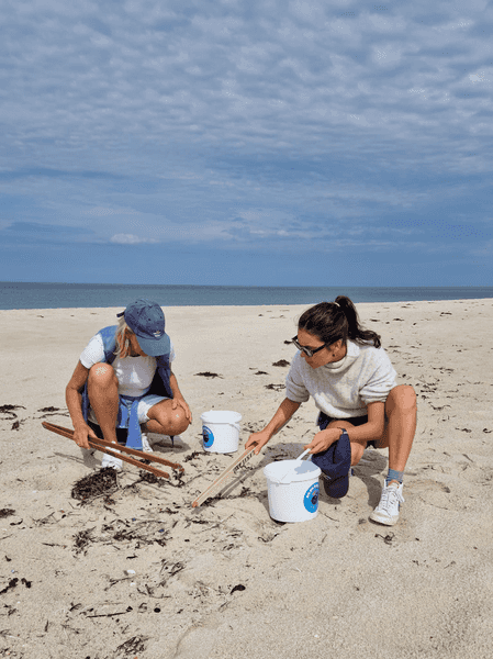"Nach der Flut-Cleanup" am Weststrand in List