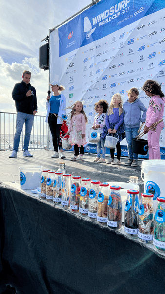 Beach Clean up auf dem Windsurf World Cup in Westerland